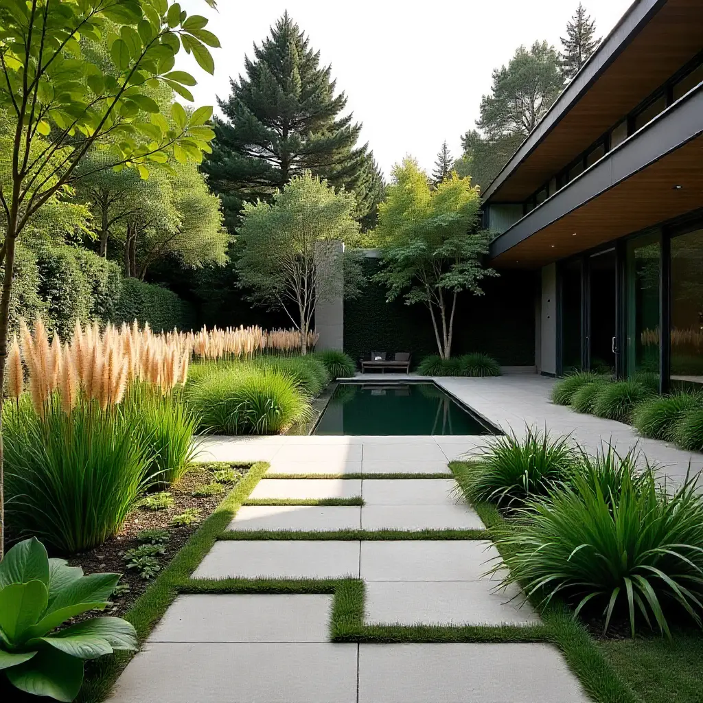 פרויקט עיצוב גן פרטי עם צמחייה עשירה